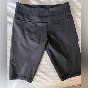 Lululemon Black Biker Shorts